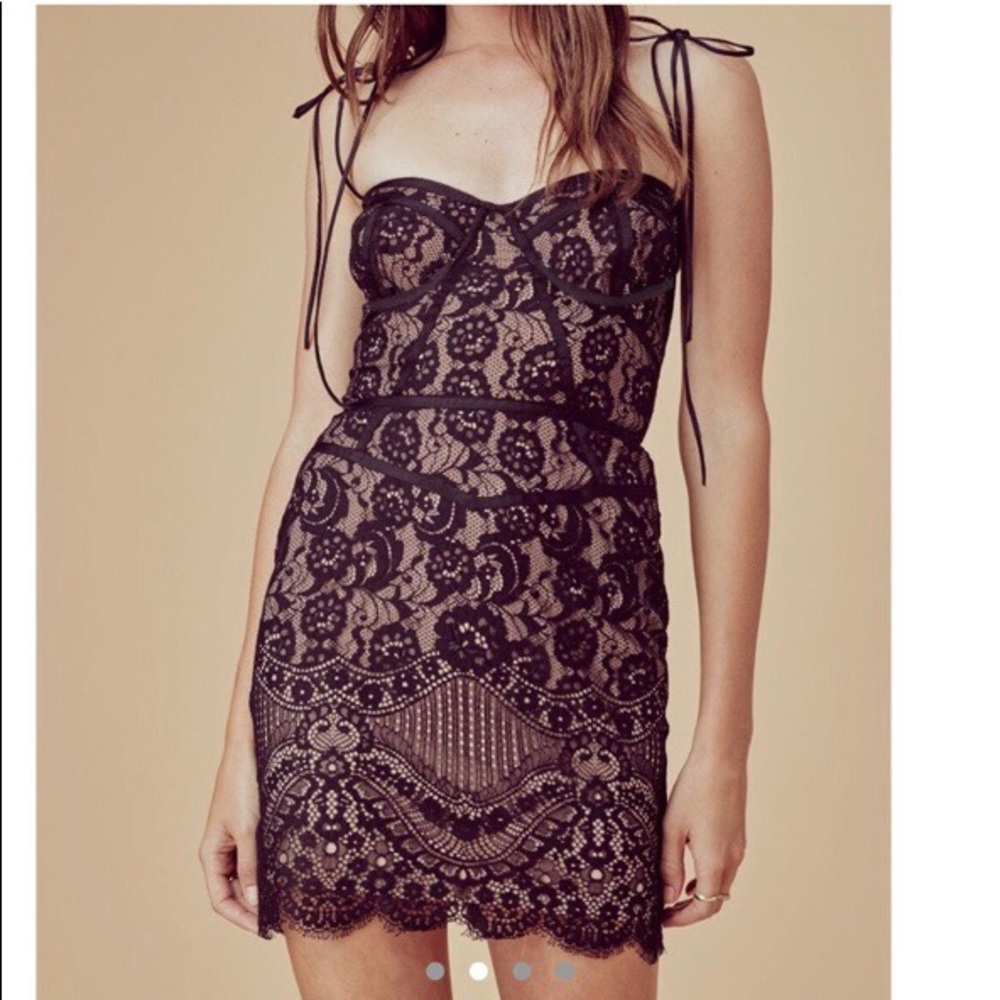 For Love & Lemons Tati lace dress
